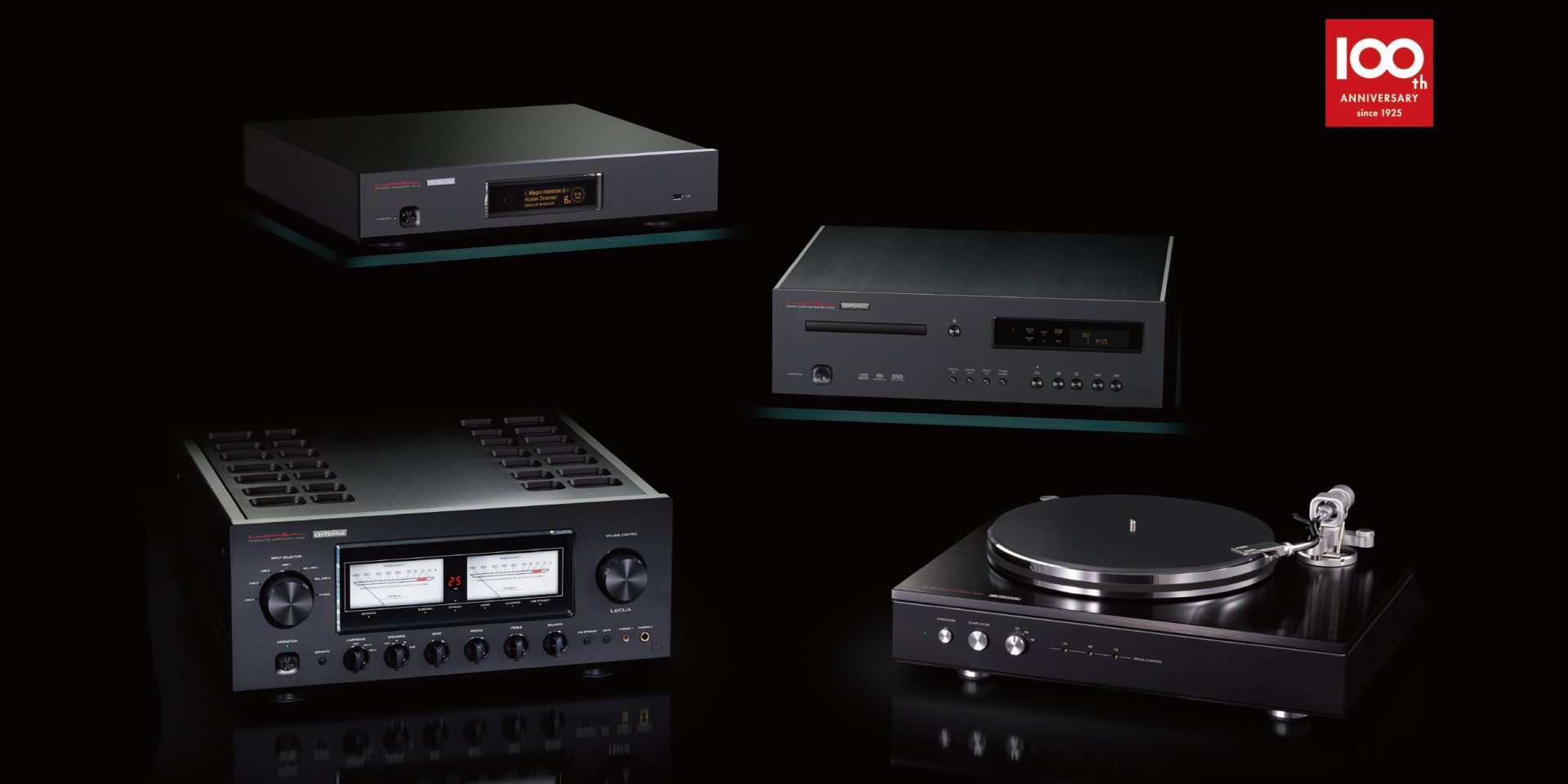 Luxman celebrates 100 years with a Black range