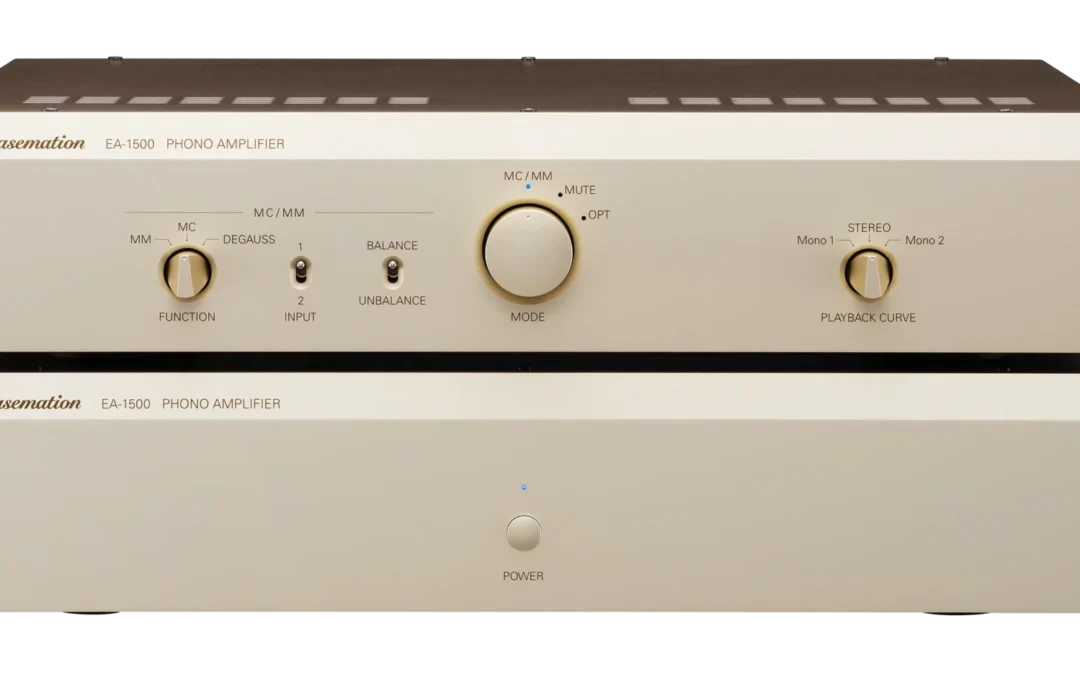 New Phasemation EA-1500 phono preamplifier, compatible with MM, MC, and DS
