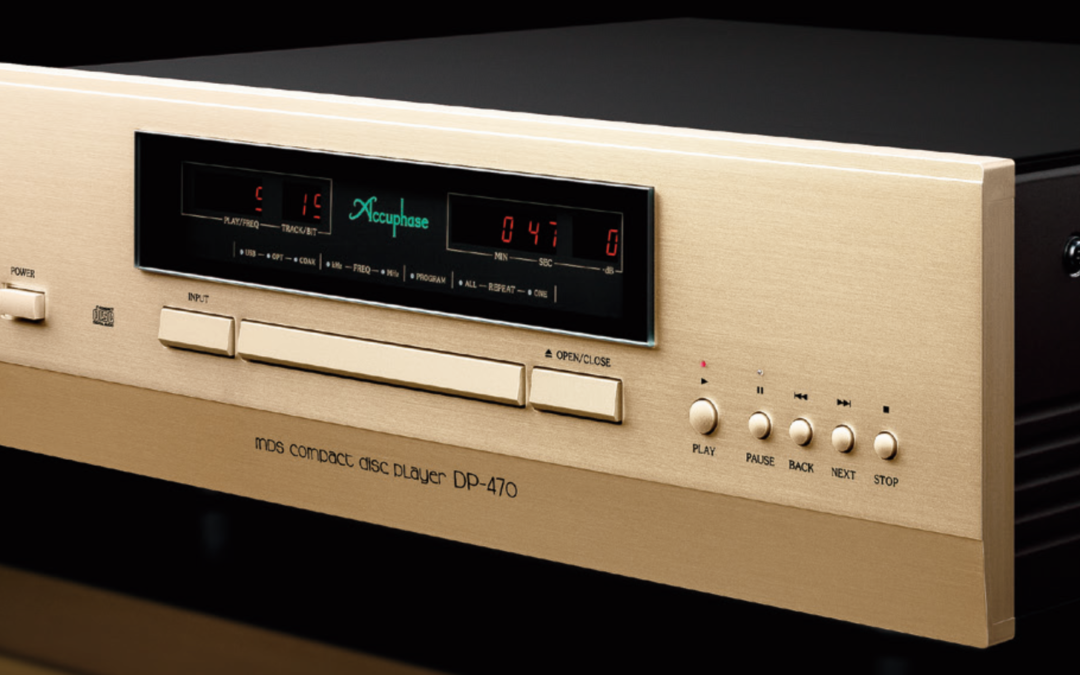 The Accuphase DP-470 CD player replaces the DP-450