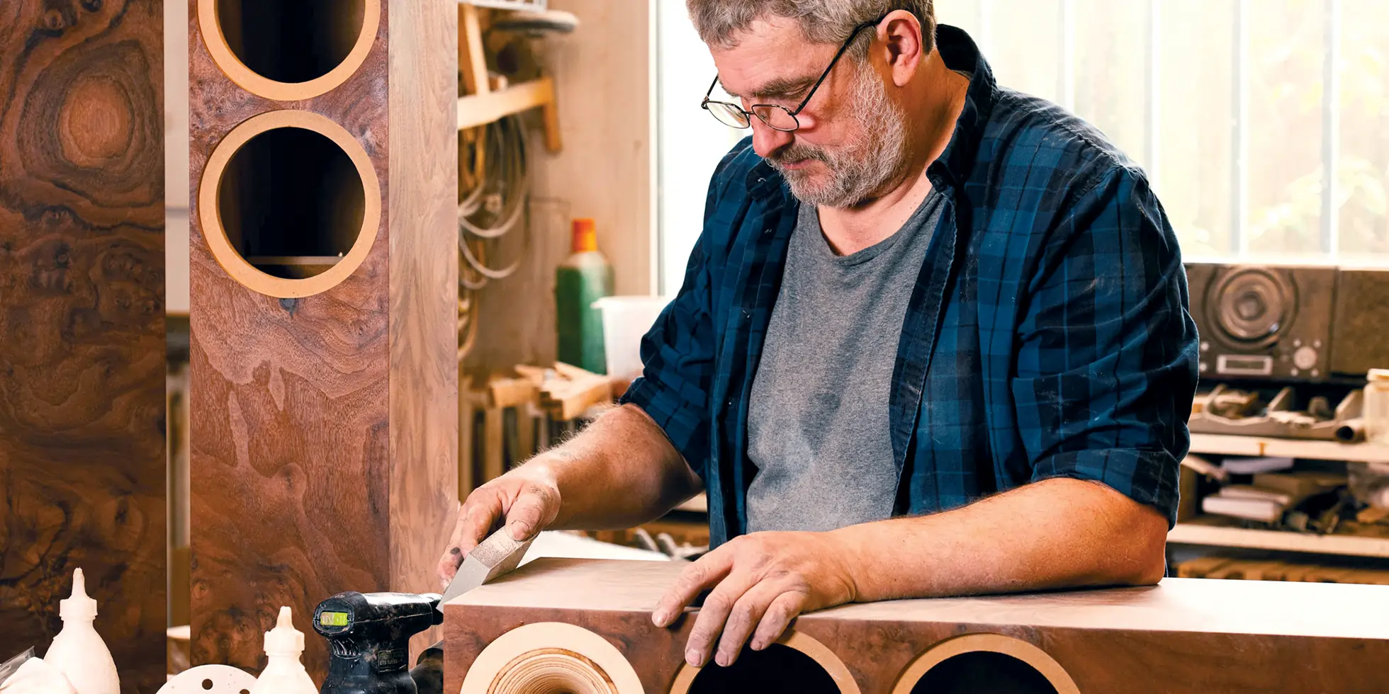 odeon audio tosca 2020 hifi speakers in manufacturing