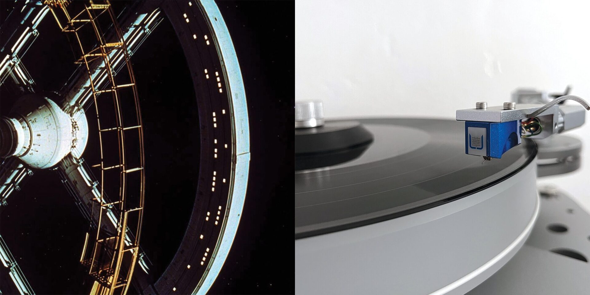SOULINES Kubrick DCX hifi turntable close-up rotating
