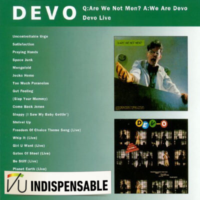 Devo - Q Are We Not Men A We Are Devo Devo Live